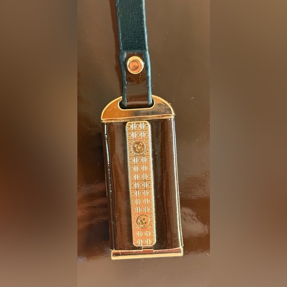 NWOT Elegant Evening Satchel Crossbody Bag Glossy Brown Zipper PU Leather Dusty - Picture 9 of 15